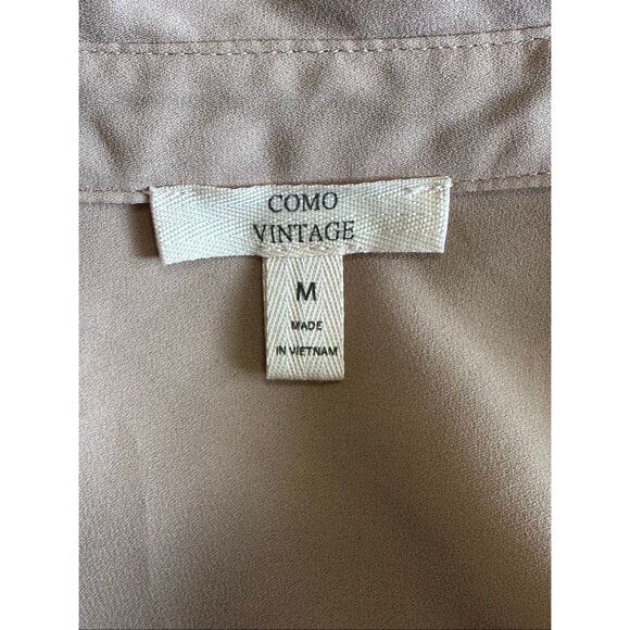 Delicate pink Como Vintage chiffon blouse - Picture 5 of 9